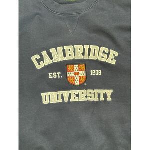 Cambridge University Navy Crewneck Sweater Size Large